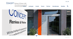 Desktop Screenshot of concept-tax.de